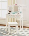 UTEX Kids Vanity Table and Chair Va