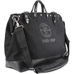 Klein Tools Deluxe Black Canvas Tool Bag, 18-Inch