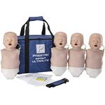 Prestan Infant Ultralite CPR Training Manikin with CPR Feedback, 4-Pack, Medium Tone