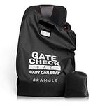 Bramble - Baby Car Seat Travel Bag for Airplane Gate Check in & Identification - 85cm x 45cm - Waterproof (Black)