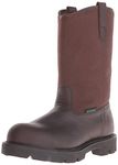 Georgia Men's Homeland Wellington-M Steel Toe Work Boot, Brown, 12 M US