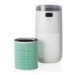 BLACK+DECKER BXAP62004GB 3-in-1 HEPA Filter, HEPA Technology Provides 2200 Hours Continuous Run time, White