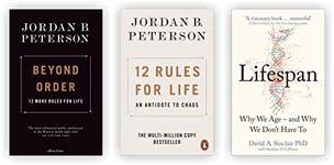 3 Books Collection Set 12 Rules For Life: An Antidote To Chaos; Beyond Order: 12 More Rules For Life & Lifespan: Why We Age And Why We Don’T Have To