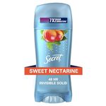 Secret Invisible Solid Antiperspirant and Deodorant, Nectarine, 73 g