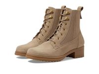 Cole Haan womens Camea Wp Combat Boot Ii Ankle Boot, Dark Latte Waterproof Suede, 8.5