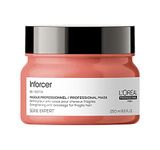L'Oreal Professionnel Hair Mask, Inforcer Strengthening Mask, Protects, Prevents Breakage and Adds Softness, For Weak, Fragile and Damaged Hair Types, With Biotin & Vitamic B6, 250 ML