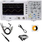 OWON Oscilloscope, SDS1102 Digital Oscilloscope, 2 Channels 100Mhz 1GSa/s, TFT-LCD Display, Portable Professional Oscilloscope Kit, USB Digital Storage Oscilloscope/Signal Generator/Logic Analyzer