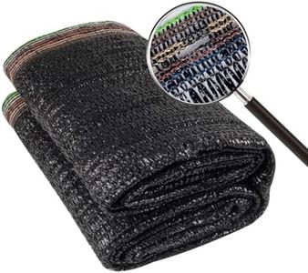 SUNNY GUARD 40% 6ft x 12ft Shade Cloth for Garden, Mesh Tarp, Sunblock Plants Cover for Vegetables, Greenhouse, Raised Bed,Pets,Chicken Coop, Black