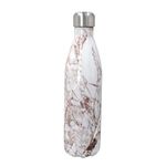 S'well Stainless Steel Reusable Water Bottle, 750ml, Calacatta Gold, Triple-Insulated and Leak-Proof Drinking Bottle for Hot and Cold Beverages