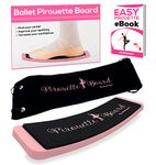 Zenmarkt Ballet Turning Board for Dancers - Figure Skating Ballet Dance Turning Pirouette Board by Improve Balance and Turns - Training Equipment for Dancers, Ice Skaters, Gymnasts and Cheerleaders