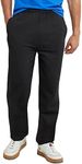 Hanes ComfortSoft EcoSmart Men's Fleece Sweatpants, Black, Medium