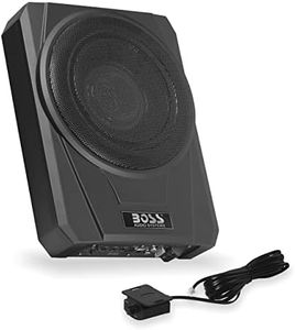 Boss Audio BASS10 1000W 10 inch Low Profile Amplified Subwoofer System with Enclosure