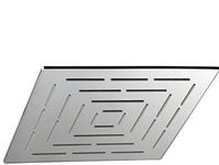 SBD 6 Inch Maze Stainless Steel Square Shower Head (Chrome Finished)