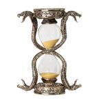 XinzhirunMythical Fantasy Snake Sandglass Sand Timer, Gothic Decorative Statue - Unique Vintage Classic Hourglass Timer, Desk Home Decor Gift, 6-inch, 15 Minutes (Snake)