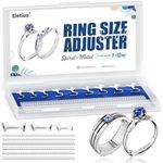 15-Pack Silver Ring Size Adjuster &