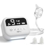 HEYVALUE Nasal Aspirator for Baby, Hospital Grade Nose Sucker with 9 Levels Suction, Night Light and Nursery Rhyme Soothing Function, Electric Nose Suction for Baby with Food-Grade Silicone Tips
