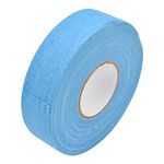 YMWALK Hockey Stick Tape,Sports Ice Hockey Grip Tape Anti Slip Cloth Ice Hockey Tape for Badminton Grip,Ping Pong Racket,Skipping Rope,Golf Pole,Tennis Squash Racquet 2.5cm*25m,Blue