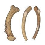 (3) Premium Medium Antler Dog Chews for Medium Dogs, Canadian Antler, 6-8 inches, All Natural Dog Bones for Large Dogs Long Lasting Dog Chew Toy