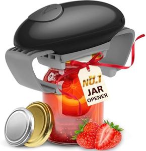 Higher Torque Electric Jar Opener for Seniors with Arthritis Fit Almost Jars Size, Strong Tough Automatic Jar Opener for Weak Hands, Hands Free Battery Operated Bottle Opener for Arthritic Hands