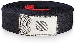 Sanabul Vintage Series BJJ Belt for Men & Women Brazilian Jiu Jitsu Belt Vintage look for Jiu-Jitsu Gi - Vintage Black, A3