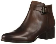 Naturalizer Women's Dora Ankle Boot, Chocolate, 6.5