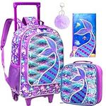 gxtvo Rolling Backpack for Girls, R