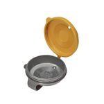 lobloo case for mouthguard, mouthpiece, nightguard, mouth tray, bite splint - Orange