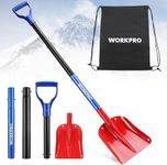 WORKPRO 47" Adjustable Snow Shovel,