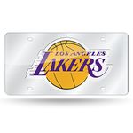 NBA Rico Industries Laser Inlaid Metal License Plate Tag, Los Angeles Lakers