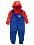 Super Mario Onesie | Onesies for Boys | Fleece Pyjamas for Kids Multicoloured 5-6 Years