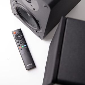 Roxel Onyx Bookshelf Speakers – Black Stereo Audio Pair
