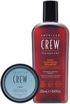 American Crew Fiber Duo, Includes Hair Fiber and Daily Cleansing Men's Shampoo with Shave Gel Sample 2 Count(Pack of 1)