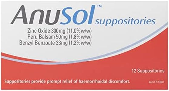 Anusol Haemorrhoidal Suppositories, Pack of 12