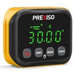 PREXISO Digital Angle Finder, Level Box with Data Hold, Digital Angle Gauge with V-Groove Magnetic Base, Protractor Inclinometer for Woodworking, Building, Drilling Machinery, Masonry, Automobile