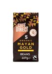 Cafédirect Mayan Gold Mexico Organic Fairtrade Whole Bean Coffee 227g (Pack of 6)