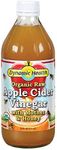 Dynamic Health Organic Raw Apple Cider Vinegar with Mother & Honey | Vegetarian, Non-GMO, No Gluten orArtificial Flavors | 16 Fl Oz, Btl-Glass | Pack of 3