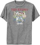 Disney Kids' Toy Friends T-Shirt, Charcoal Heather, Small