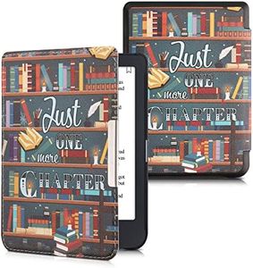 kwmobile Custodia eReader Compatibile con Tolino Shine 3 Cover - eBook Reader Flip Case - multicolore - Ancora un Capitolo