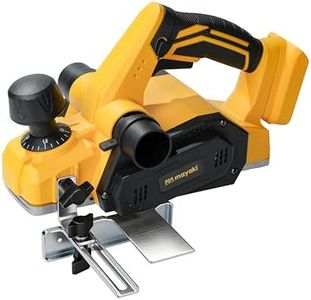Cordless Hand Planer Compatible with Dewalt 20V MAX Battery(Tool Only), 16000RPM Brushless Motor, 3-1/4-Inch Power Electric Wood Planer with Dual-dust out System for Woodworking, DIY, Chamfer