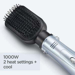 BaByliss Hydro-Fusion Hair Dryer Brush – Ionic Hot Air Styler