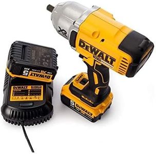 DEWALT 18V Cordless High Torque Impact Wrench – 2x5Ah Batteries, Brushless