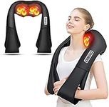 AERLANG Neck massager,Shiatsu Neck and Back Massager with Heat, Electric Deep Tissue Kneading Massager for Neck, Back, Waist, Leg Whole Body, Home, Office and Car Use Gift for Loved One