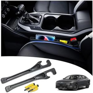 LLXGAB 【Compatible with Kia K4 K5】 Seat Gap Filler,No Drop Seat Guard Compatible with Kia K4 K5,Drop Seat Guards for Cars(2Pcs),Emergency Keychain Car Escape Tool(2Pcs)