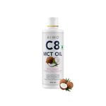 Aiwo C8 MCT Oil | 98% Caprylic Acid | From Coconut Source | Keto, Paleo, Brain & Heart Health - Fast & Sustainable Ketosis, Focus, Energy | Flavorless | 250ml