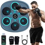 Smart Music Boxing Machine for Adults and Kids, Wall-Mounted Interactive Trainer with LED Display, 9 Modes & 9 Speeds, Perfect for Home Fitness and Stress Relief