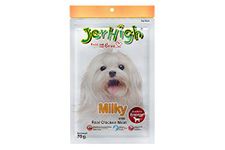 JerHigh All Life Stages Dog Snacks Milky Stick Chicken Meat 70G Plus Vitamin Calcium (Pack Of 3)