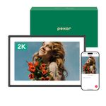 pexar 2K Digital Picture Frame (Powered by Lexar), 11-inch Anti-Glare IPS Touch Screen, Wi-Fi Digital Photo Frame with 32GB Storage for Home, Gifting, Share Photos/Videos via Frameo APP