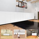 PROGOAL 1 Pack Wall Protection Pad,Sport Wall Padding Gym Basketball-Court Garage Protectors with 2” Thick Foam,Durable High-Cushioning Padding for Wall-Mounted Basketball Hoops(60" L x 20" W,White)