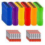 Whaply Small Mini Flashlights Pack of 30,Assorted Colors,New Type Cob Light,With Battery