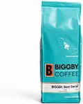 BIGGBY Decaf Ground Coffee, 12 oz Vacuum Sealed Bag, Medium Roasted, Decaffeinated